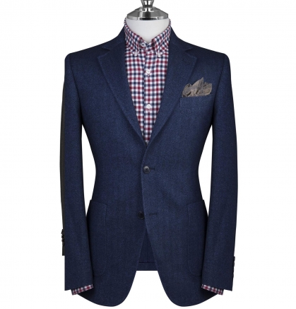 Navy Blue Jacket with 2 buttons