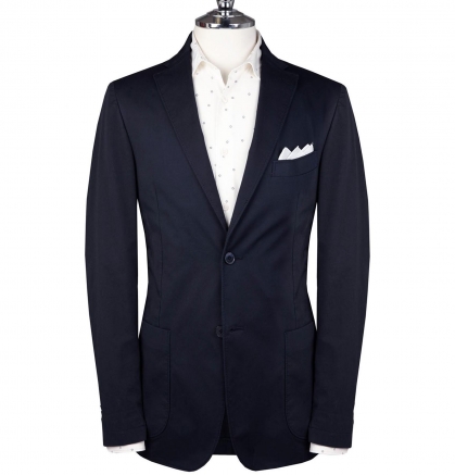 Navy Blue Bespoke Jacket