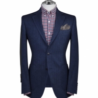 Navy Blue Jacket with 2 buttons
