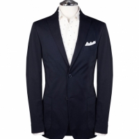 Navy Blue Bespoke Jacket