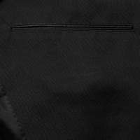 Black Body-Fit Silk-Wool Tuxedo