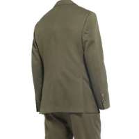 Light Green & Cotton-Mixed Fabric Suit Jacket